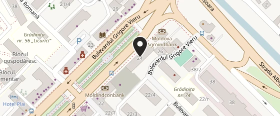 Magazinul pe hartă: Chișinău, Str. Grigore Vieru 24/A