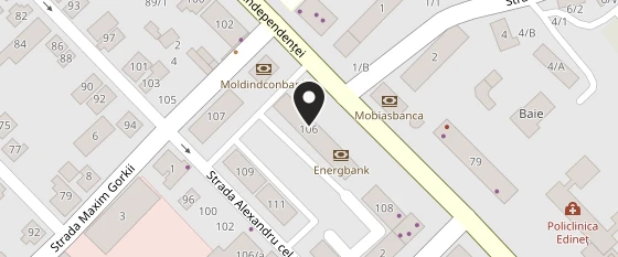 Magazinul pe hartă: Edineț, Str. Independenței 106